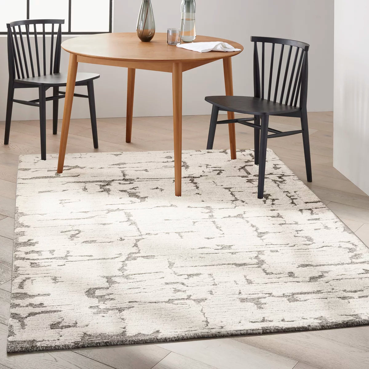Calvin Klein Sculptural Grey Rug in 2 Sizes
