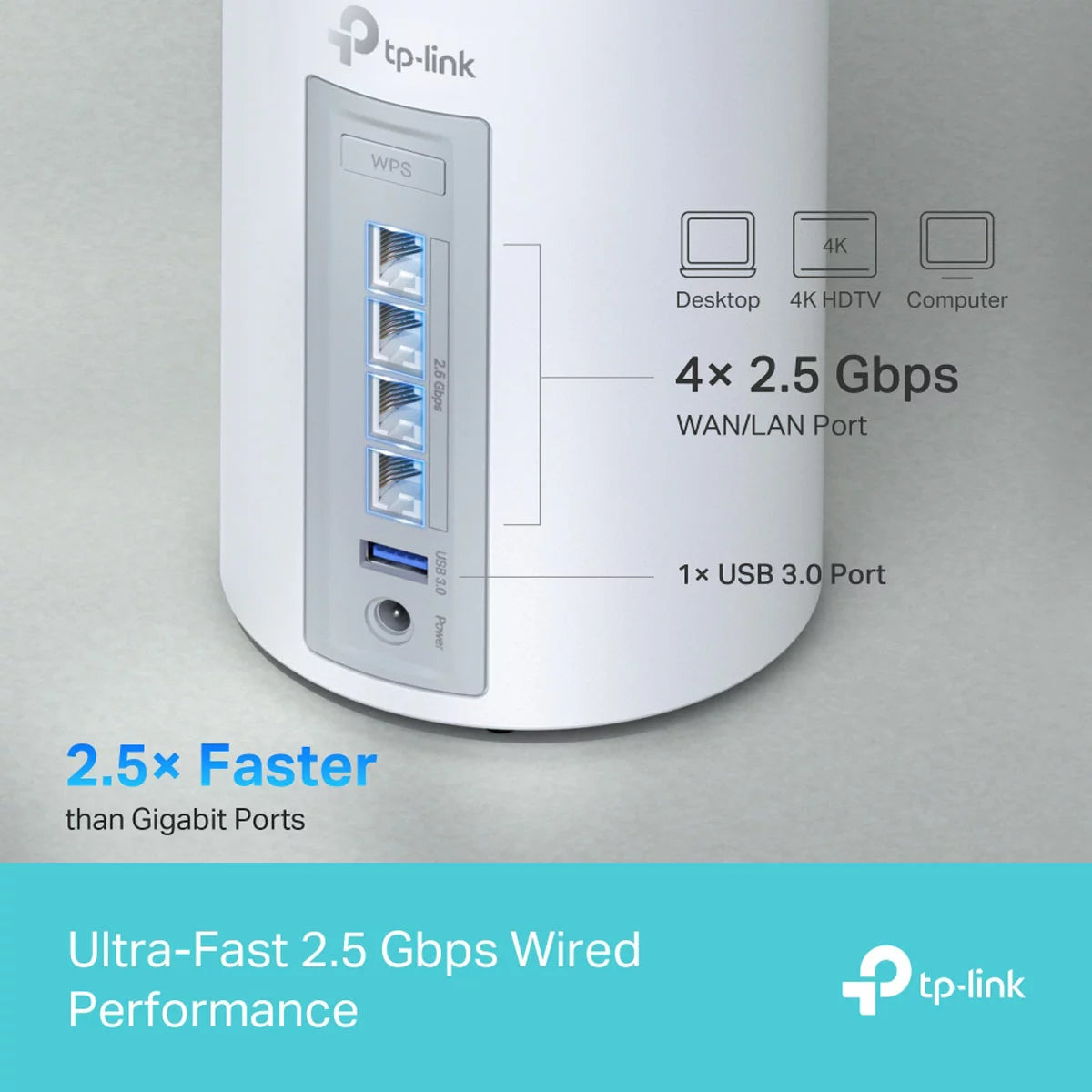 TP-Link Deco BE65 Tri-Band WiFi 7 Mesh System, BE9300