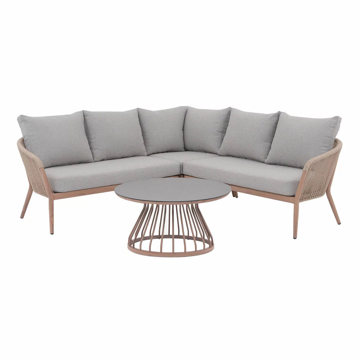 Kettler Messina Rope Corner Patio Set with Coffee Table