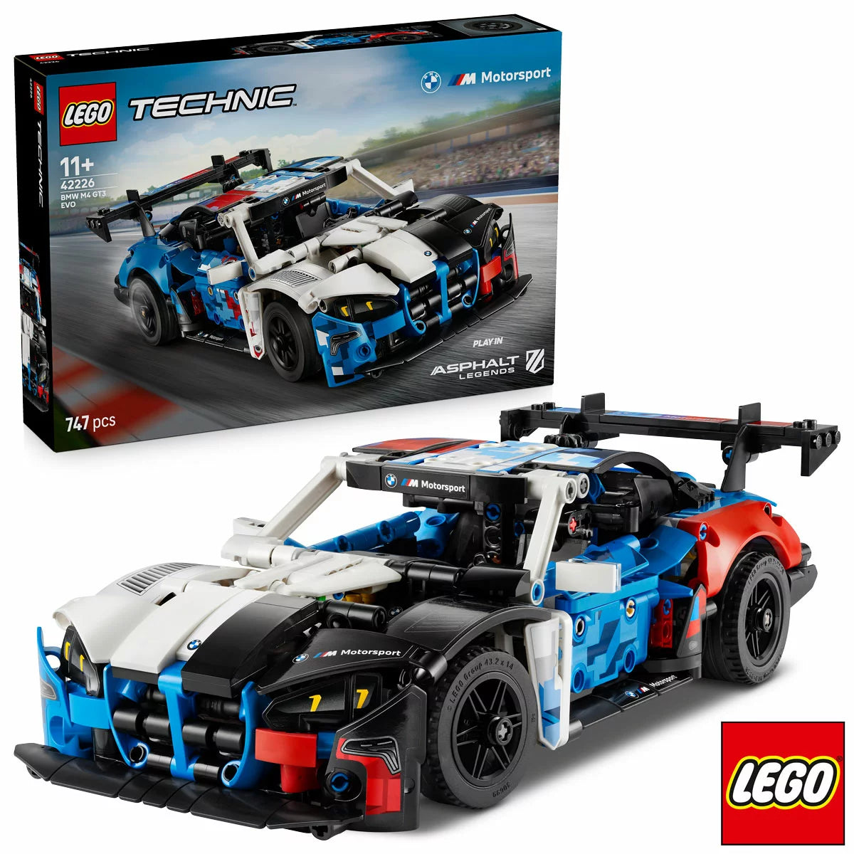 LEGO Technic BMW M4 GT3 EVO Race Car / Jeep Wrangler Rubicon SUV