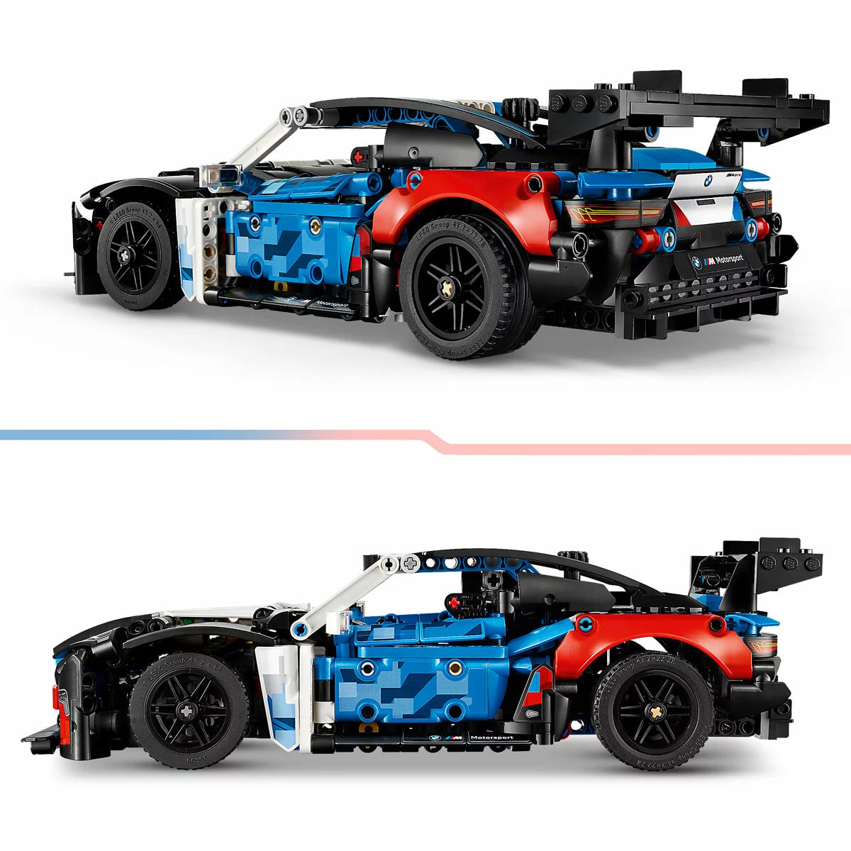 LEGO Technic BMW M4 GT3 EVO Race Car / Jeep Wrangler Rubicon SUV