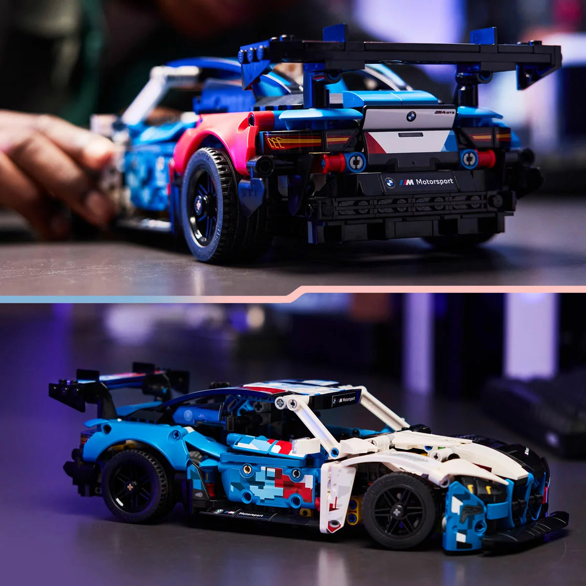 LEGO Technic BMW M4 GT3 EVO Race Car / Jeep Wrangler Rubicon SUV