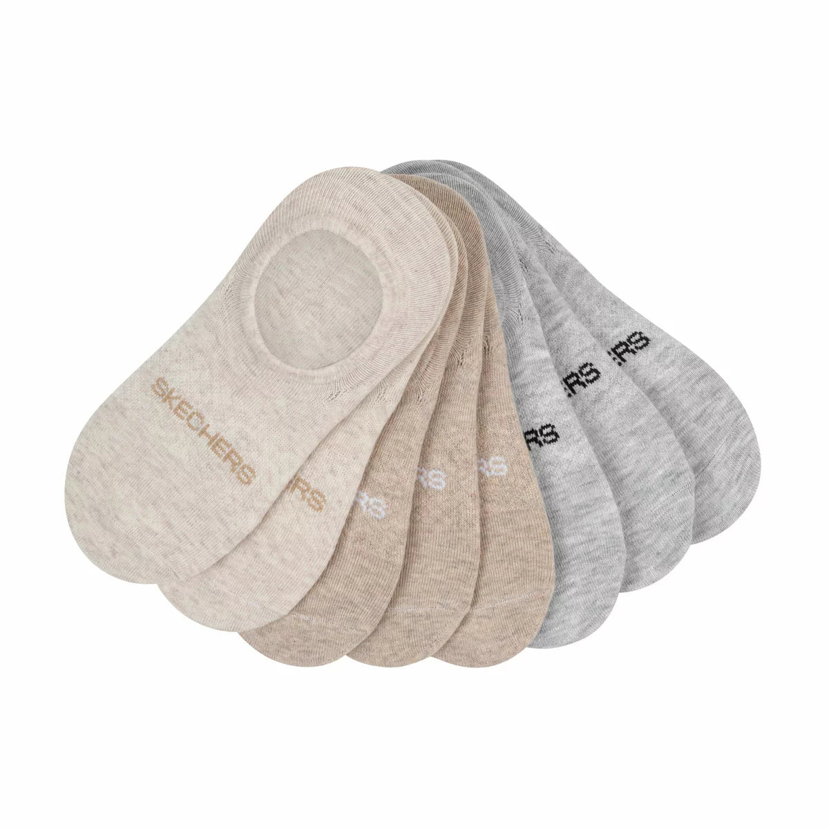 Skechers Ladies No Show Sock 8 Pack