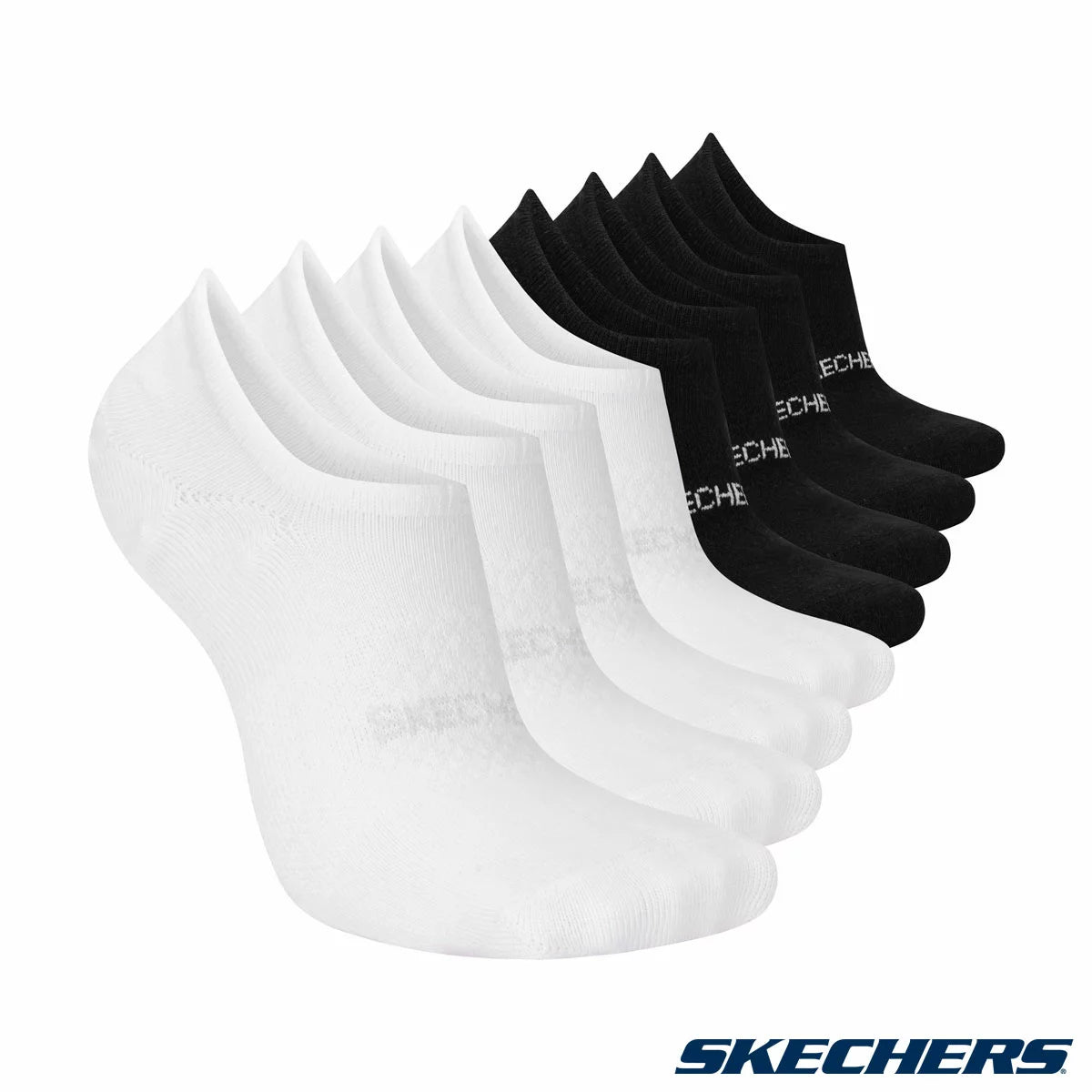 Skechers Ladies No Show Sock 8 Pack
