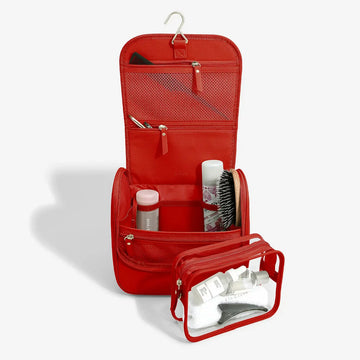 Stackers Large Hanging Washbag In Red