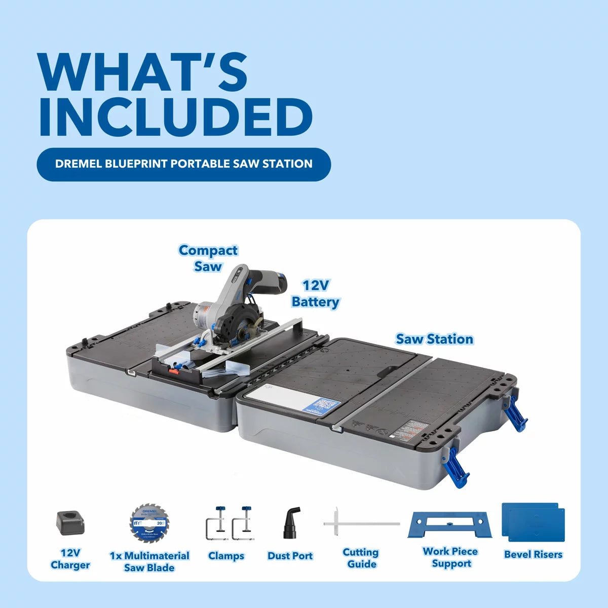 Dremel 12V Brushless Cordless Compact Saw Station