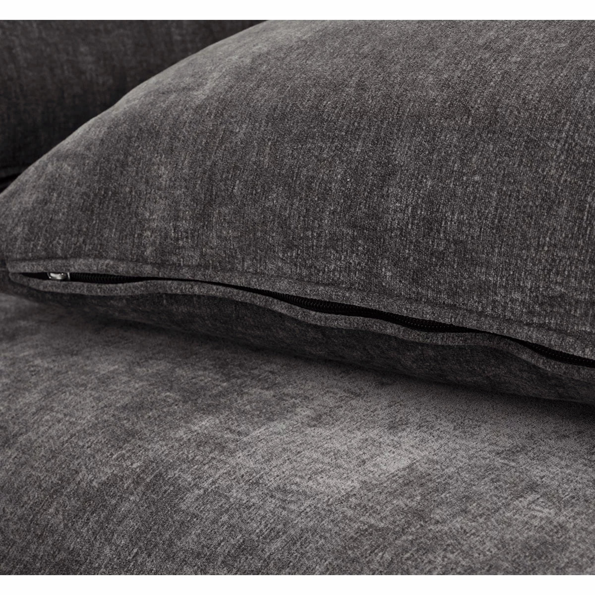 Aiden & Ivy Sereen Dark Grey Fabric Corner Chair