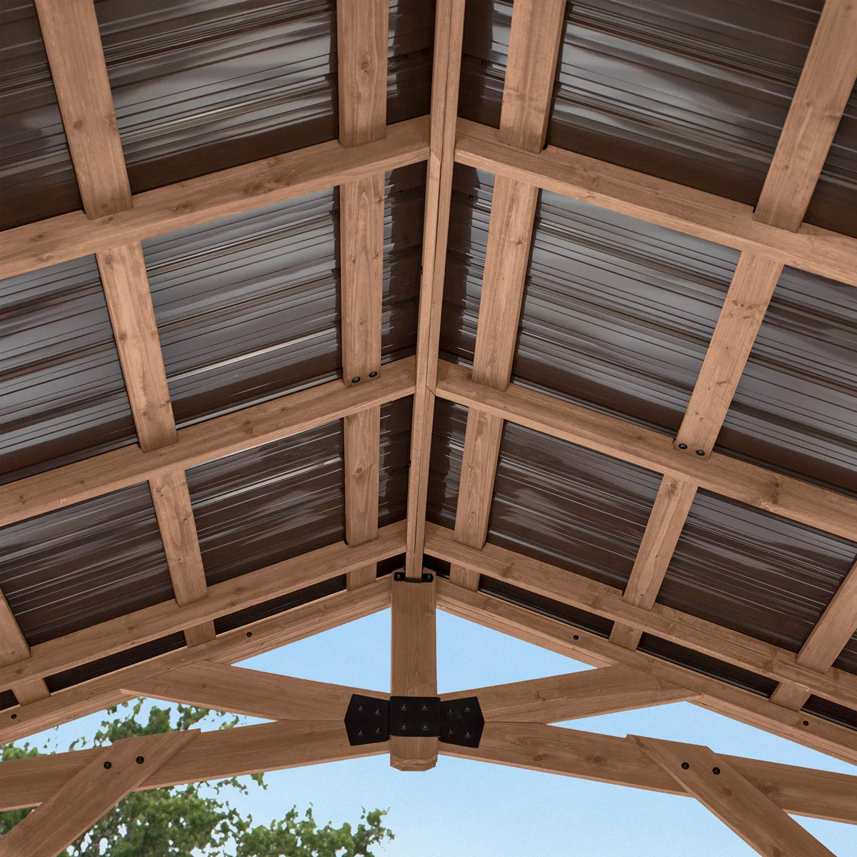 Backyard Discovery Norwood 16ft x 12ft (4.8 x 3.7m) Wooden Gazebo