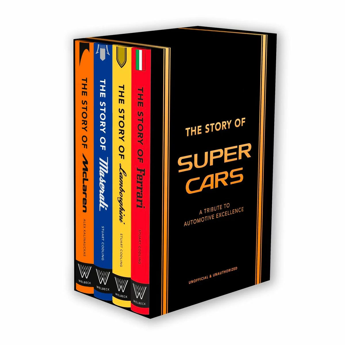 The Story of Supercars 4 Book Gift Set