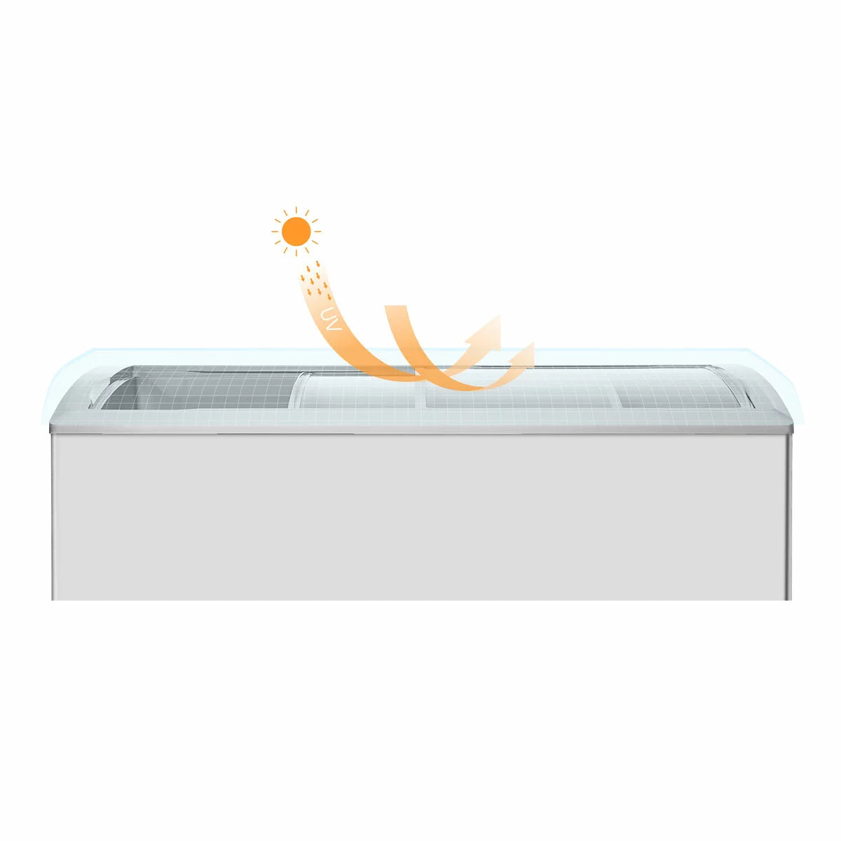 Hisense CAF303D7AWC, 297L Single Door Commercial Ice Cream Freezer, C Rated