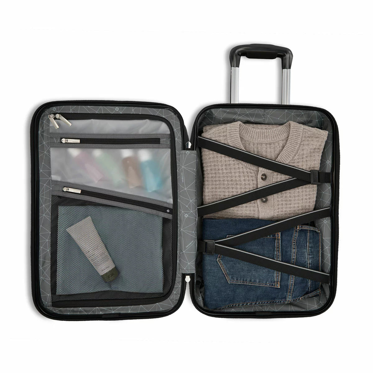 Samsonite Precision DLX 2 Piece Hardside Expandable Spinner Luggage Set in 2
