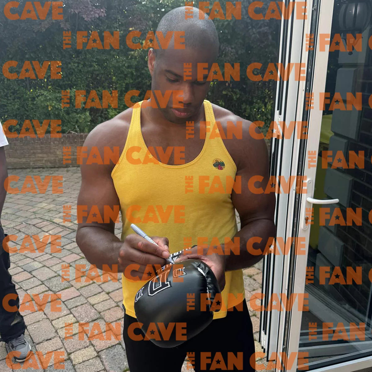 Daniel Dubois Signed Framed Boxing Glove, or Black