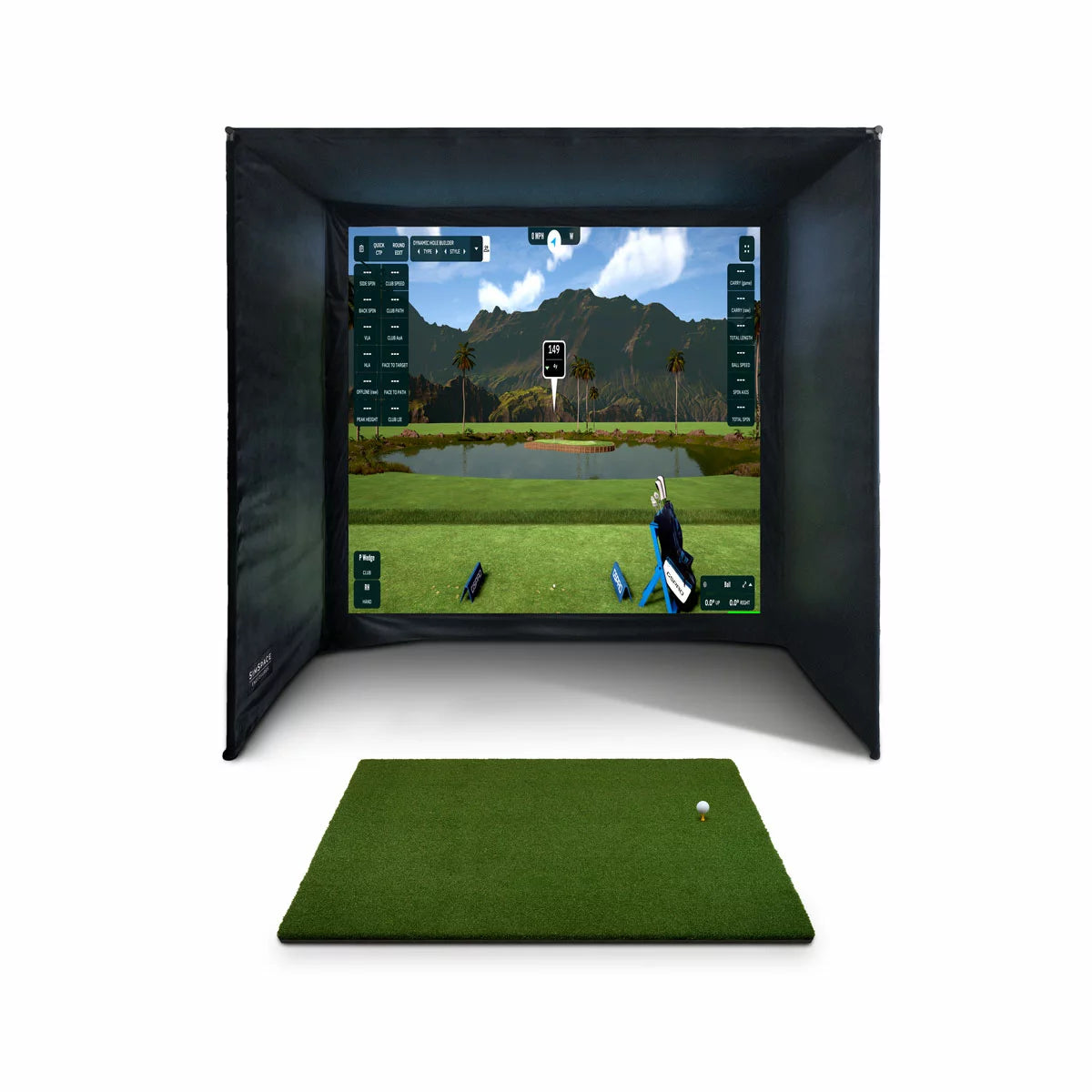 SimSpace Golf Enclosure Ultra Bright Bundle in 5 Sizes