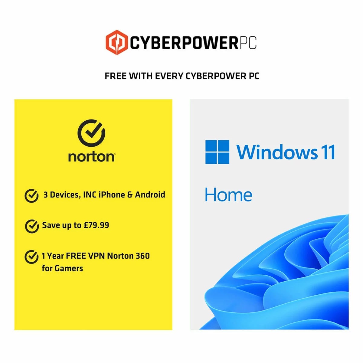 CyberPower, Intel Core i5, 16GB RAM, 1TB SSD, NVIDIA GeForce RTX 5060, Gaming Desktop Bundle, view 6