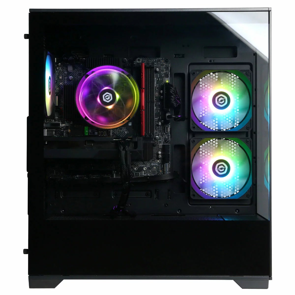 CyberPower, AMD Ryzen 5, 16GB RAM, 1TB SSD, NVIDIA GeForce RTX 5060, Gaming Desktop PC, view 2