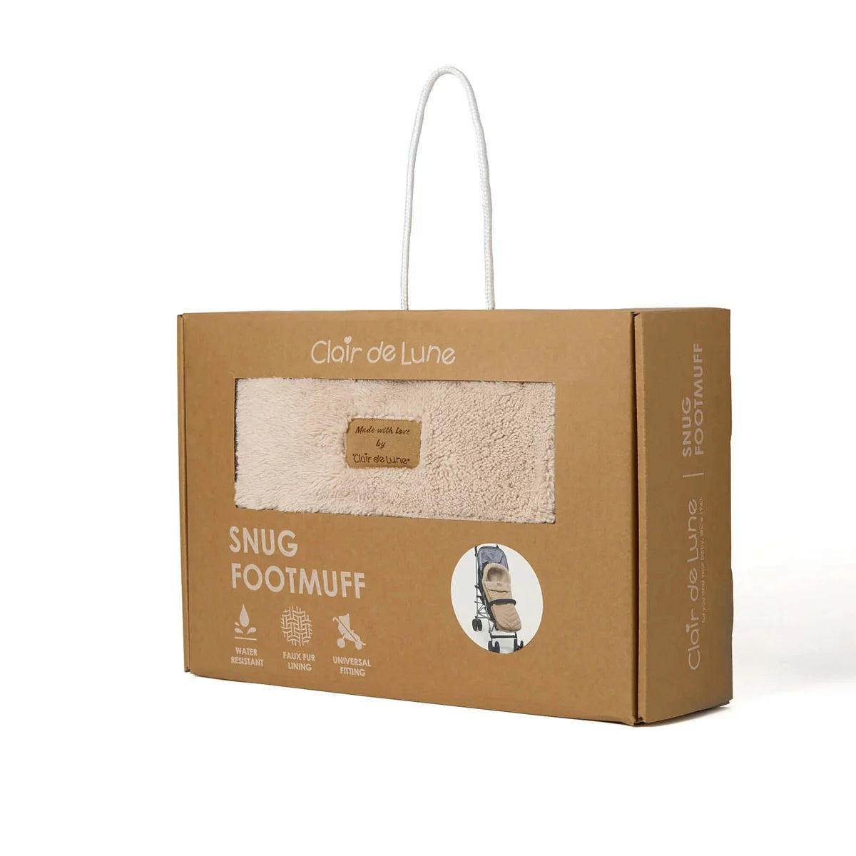 Clair De Lune Snug Universal Pushchair Footmuff