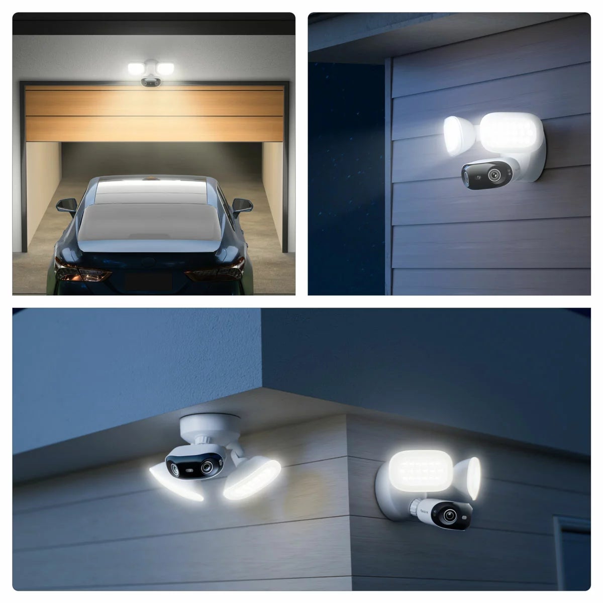 Reolink 4K 180° Battery Wi-Fi Floodlight Security Camera with 64GB SD Card, view 3