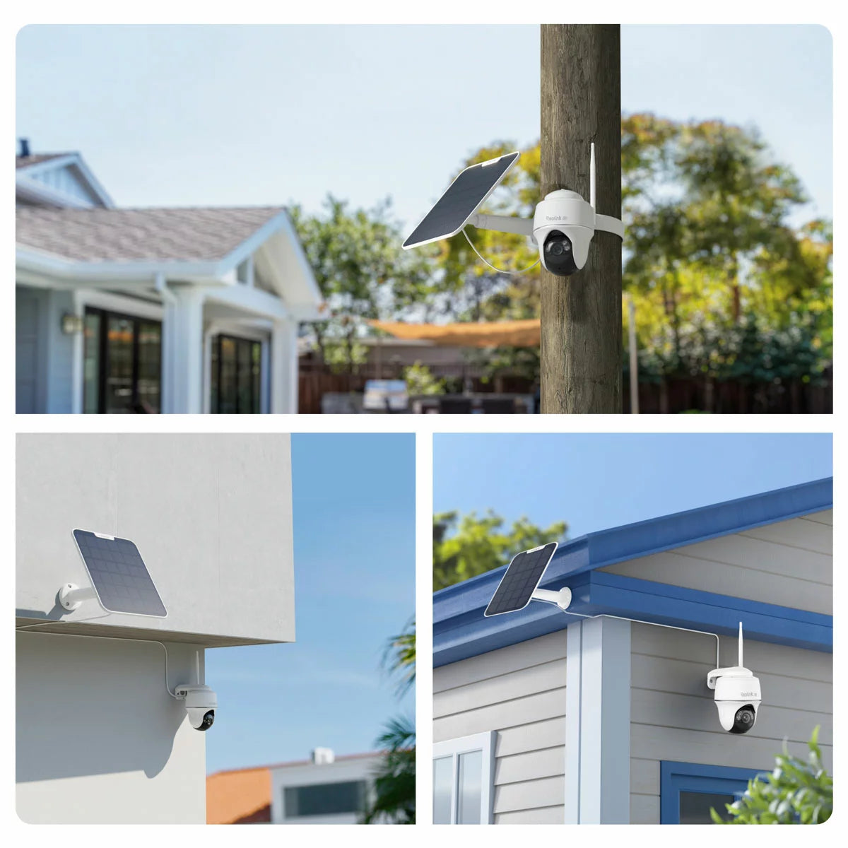 Reolink Argus PT Ultra 4K 8MP Wireless Pan & Tilt Solar/Battery Camera