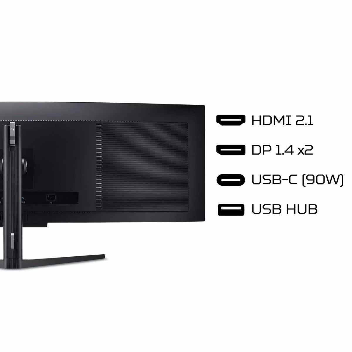 Acer Predator X49 X 49 Inch DQHD 240Hz QD-OLED Gaming Monitor, UM.SXXEE.X02