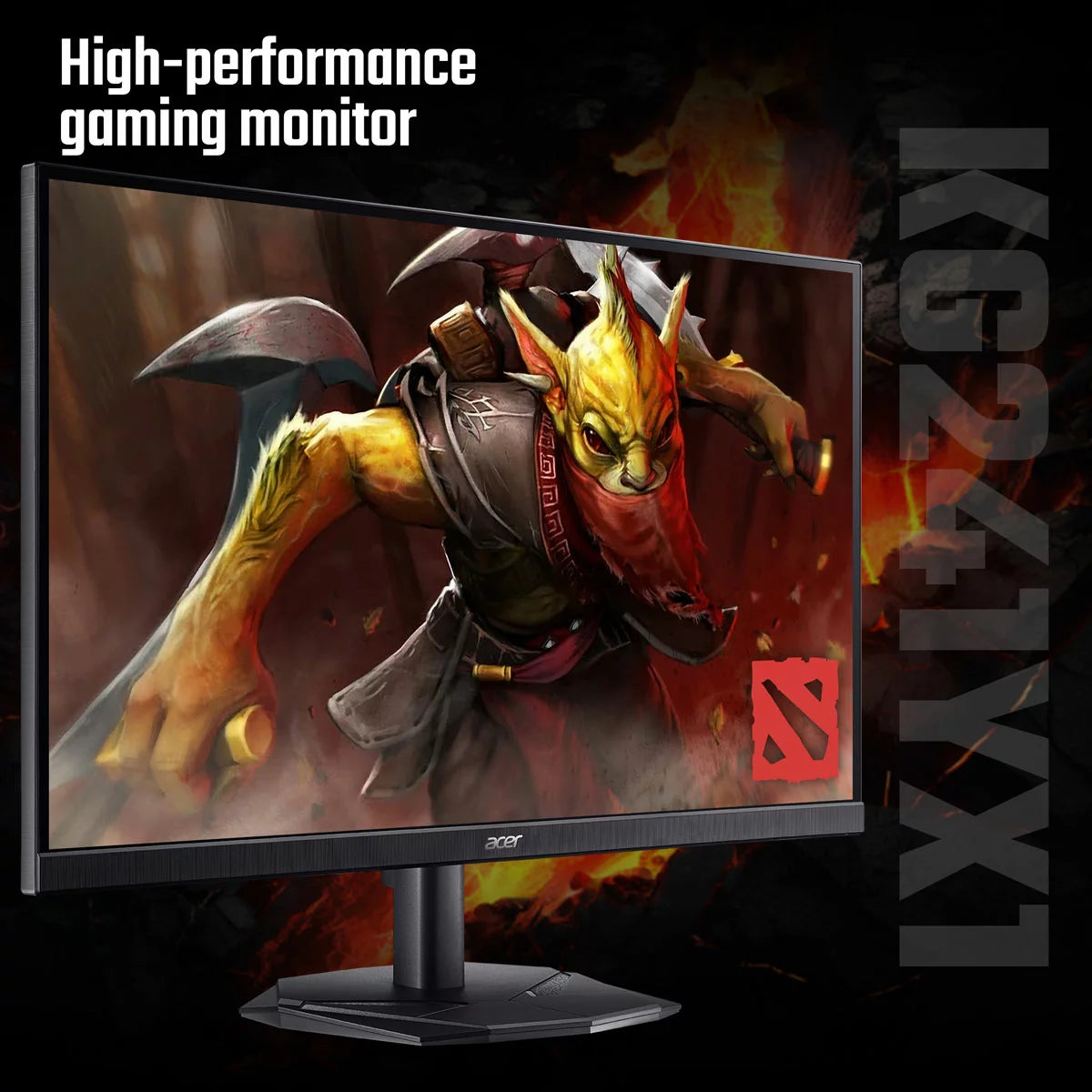 Acer Nitro KG1, 23.8 Inch Full HD 200Hz IPS Gaming Monitor, UM.QX1EE.104