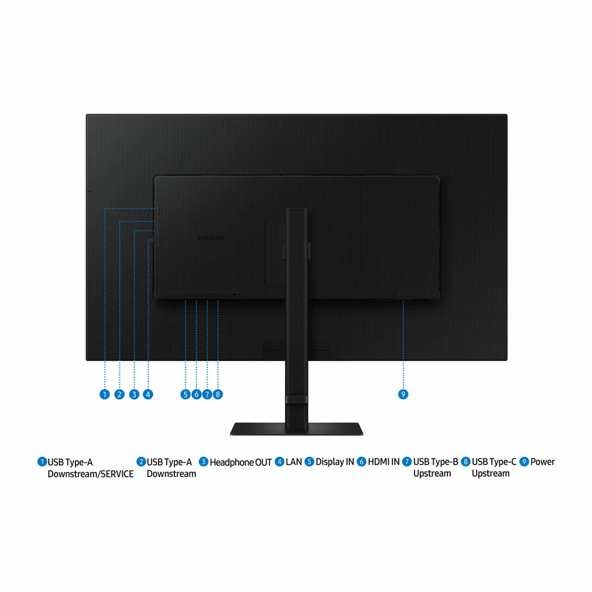 Samsung S80UD 37 Inch 4K Ultra HD, 60Hz, VA Monitor, LS37D800UAUXXU