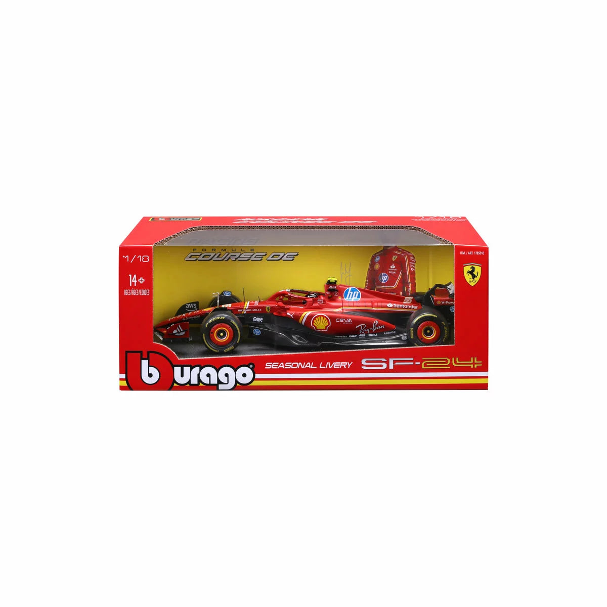 Maisto Cars 1: 18 Formula 1 Diecast Individual Cars - Assortment