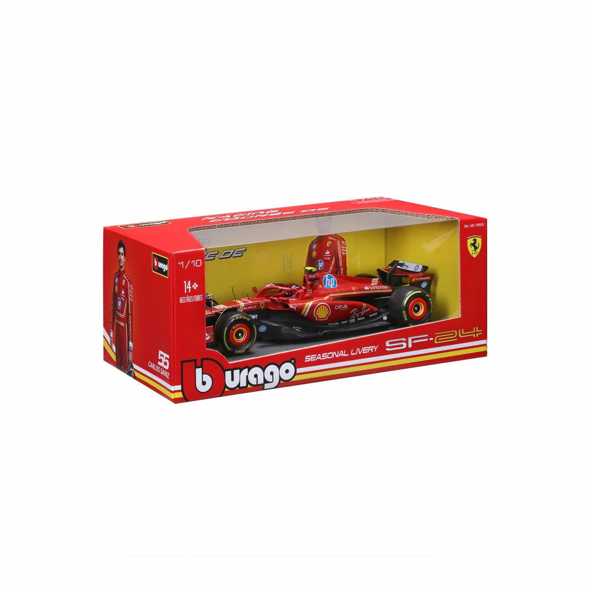Maisto Cars 1: 18 Formula 1 Diecast Individual Cars - Assortment