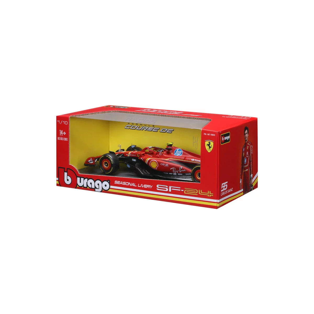 Maisto Cars 1: 18 Formula 1 Diecast Individual Cars - Assortment
