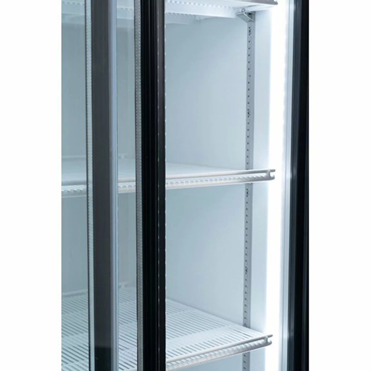 Contender RUG048 783L Commercial Sliding Double Glass Door Fridge, F Rated