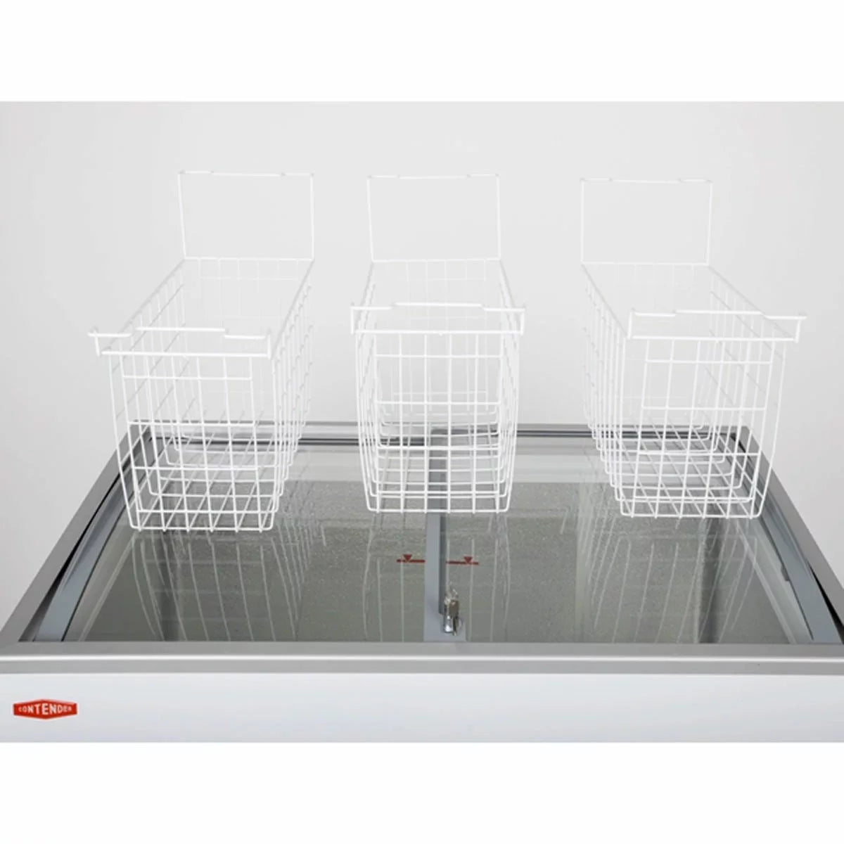 Contender FZI022 290L Commercial Ice Cream Freezer, F Rated in White