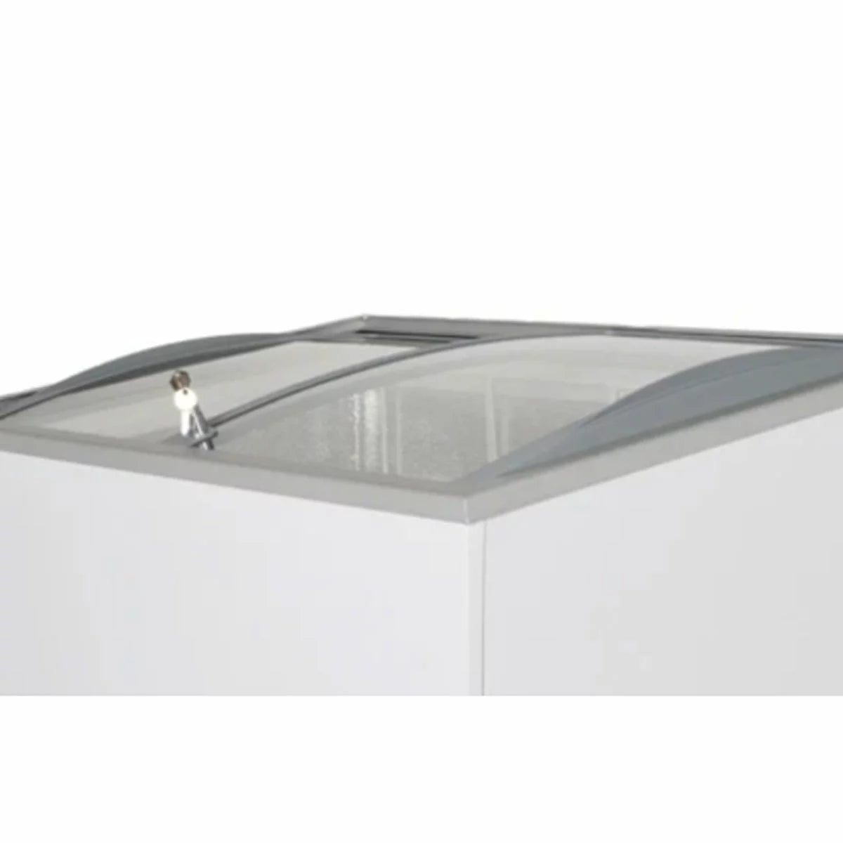 Contender FZI022 290L Commercial Ice Cream Freezer, F Rated in White