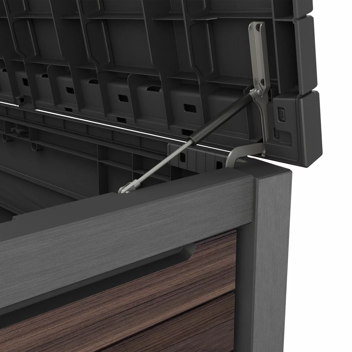 Keter Rosewood 870 Litre (230 Gallon) Deck Box with Divider