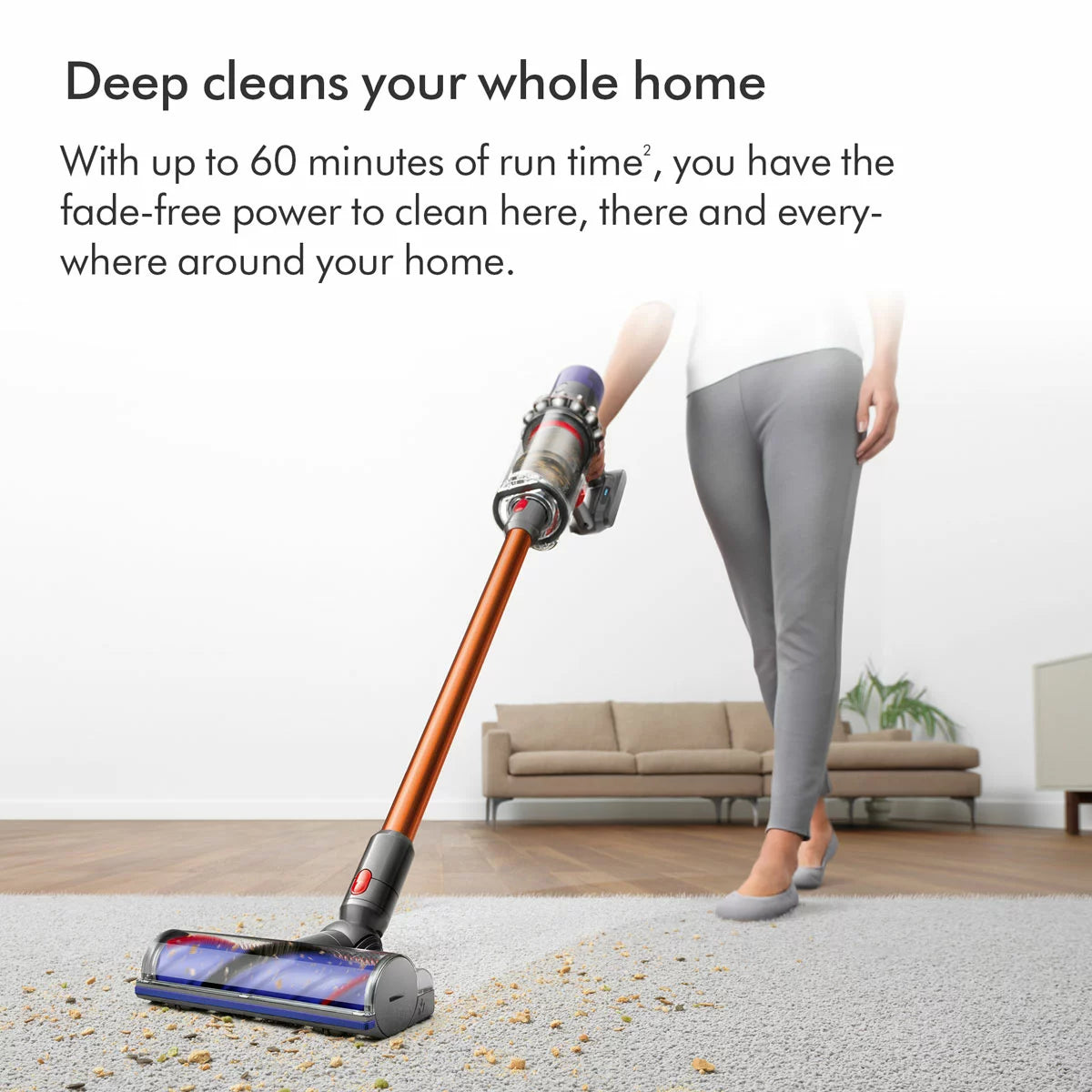 Dyson 594594-01 Cyclone V10 Submarine Wet & Dry Vacuum Cleaner in Nickel/Copper