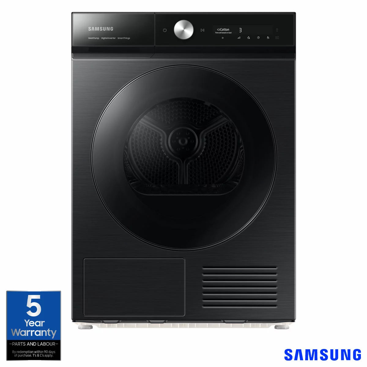Samsung Bespoke AI Series 8 DV90BB9445GBS1 9kg Heat Pump Tumble Dryer A+++ Rated