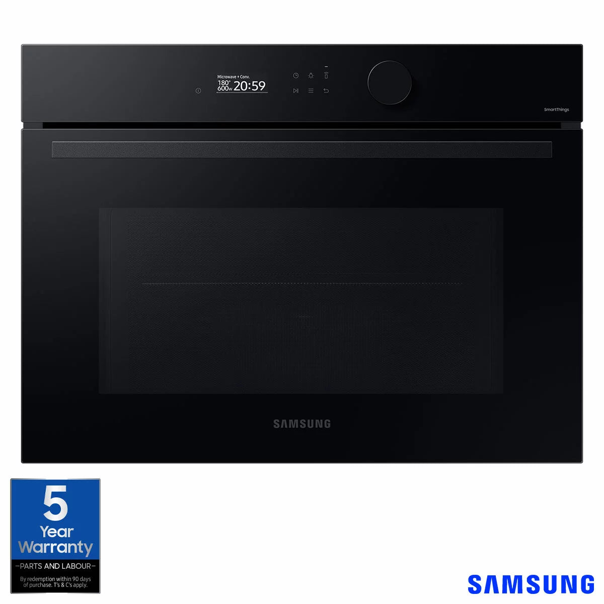 Samsung Series 5 Microwave Combi NQ5B5763DBK/U4 50L Smart Compact Oven, Clean