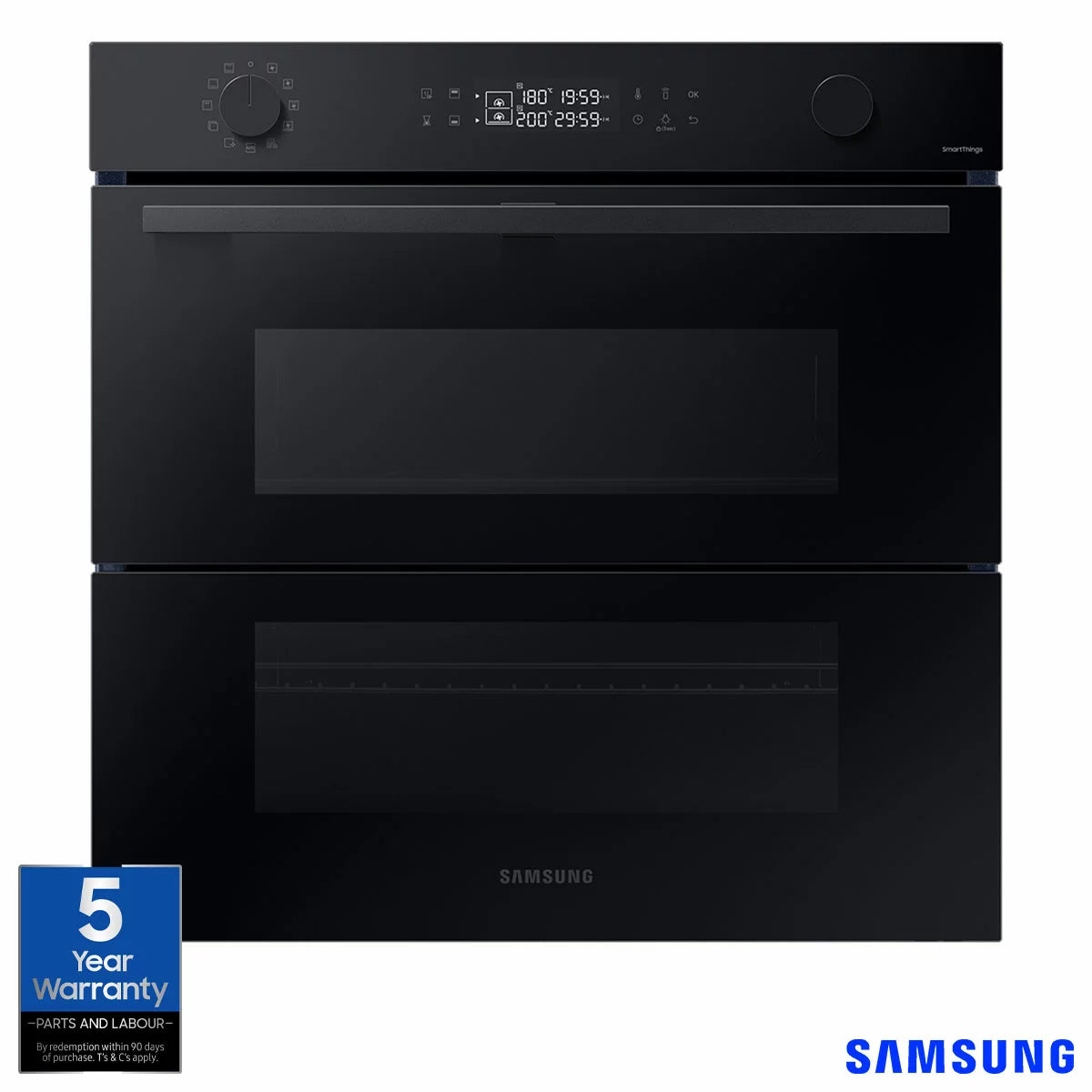 Samsung Series 4 Dual Cook Flex NV7B45305AK/U4 76L Smart Oven, A+ Rated in Clean