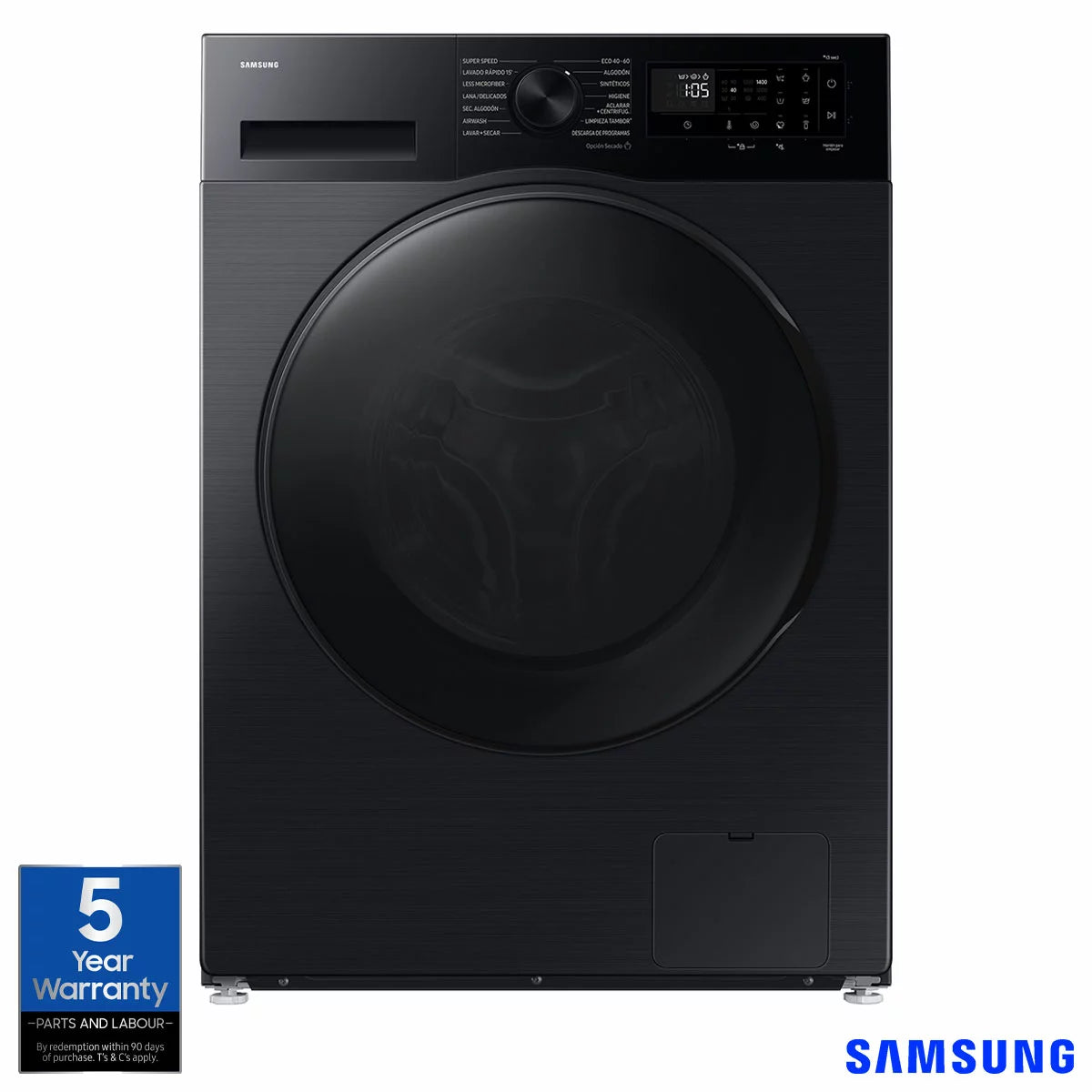 Samsung Series 5 WD90DG5G34BBEU 9kg / 5kg Smart Slim Depth Washer Dryer, E Rated