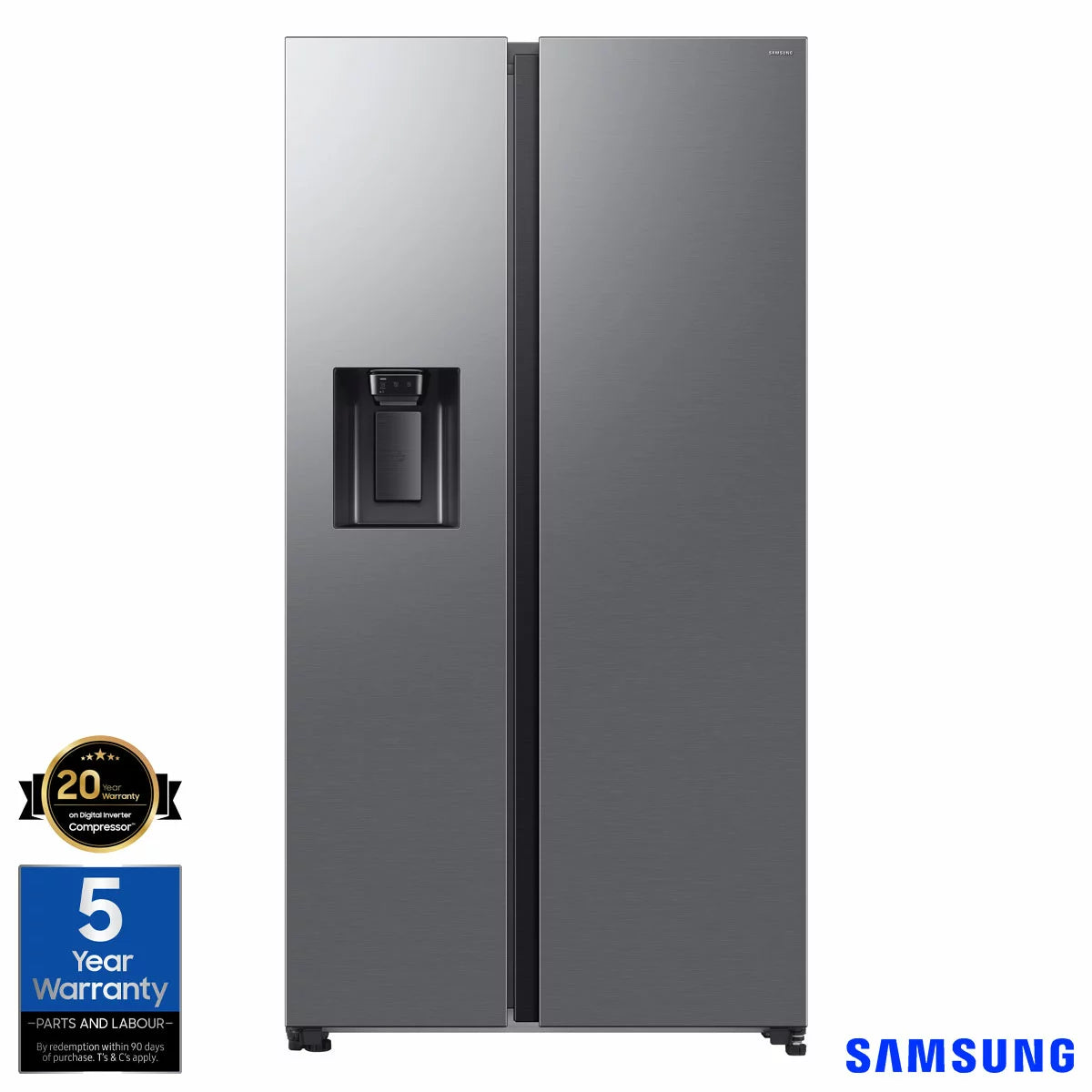 Samsung Series 6, SpaceMax RS70F64KETEU 640L Side by Side Fridge Freezer