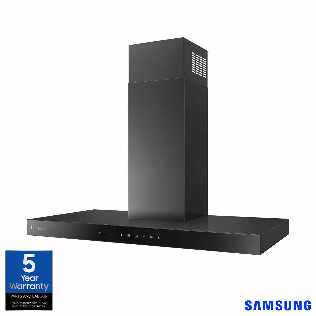 Samsung NK36C5703TM/UR 90cm Cooker Hood with Auto Connectivity, in Black