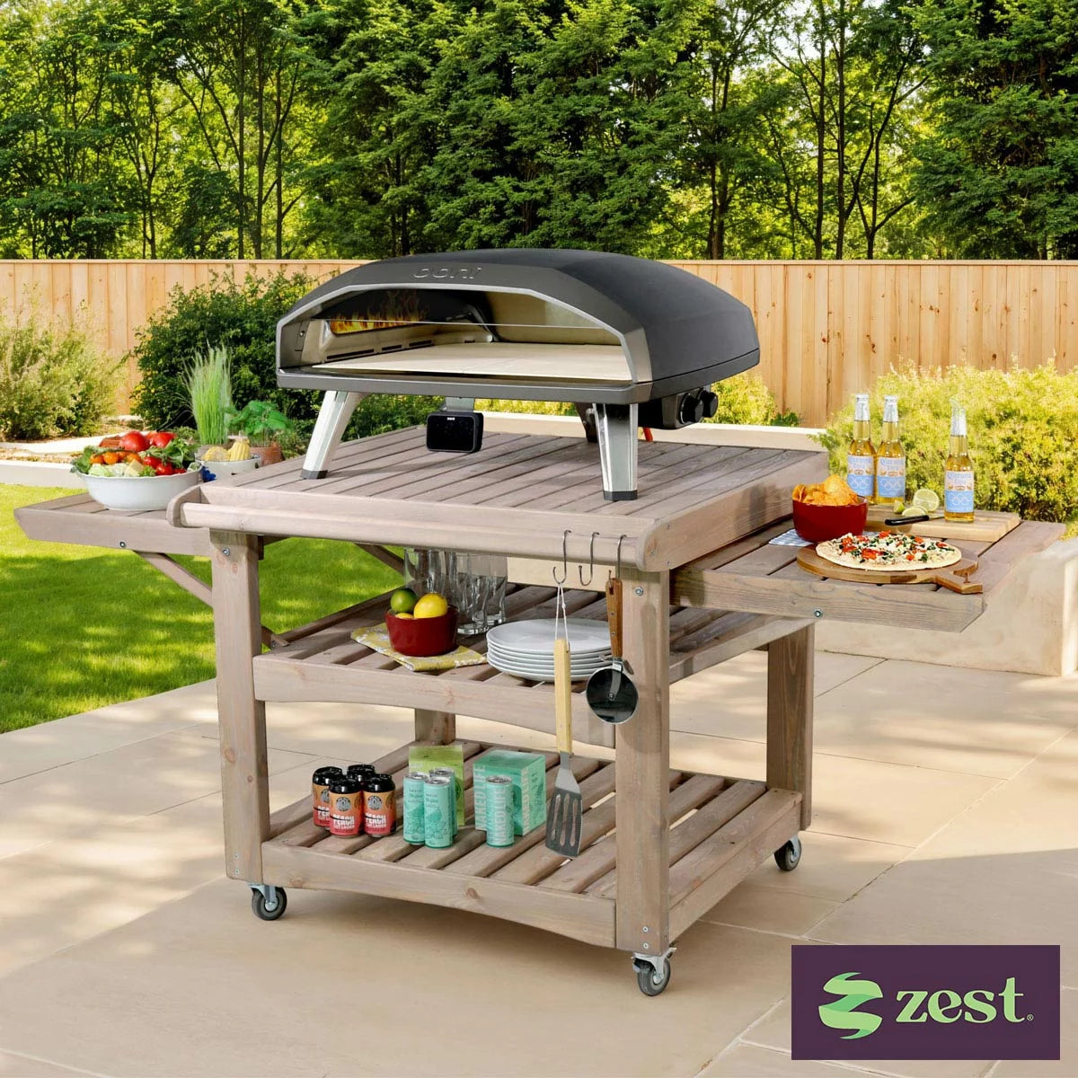 Zest Garden Drop Leaf Table