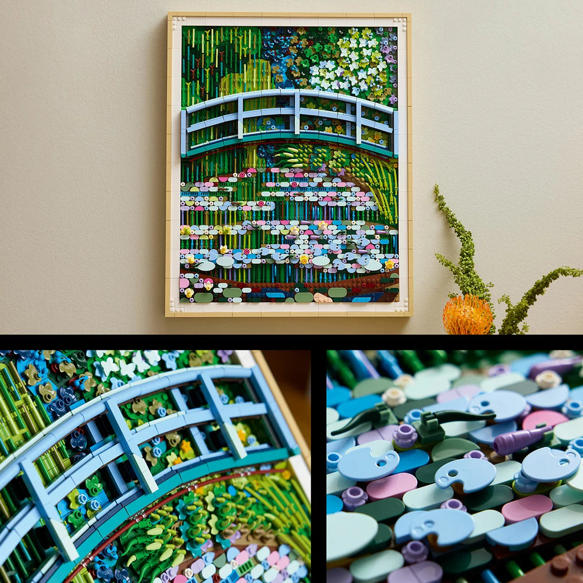 LEGO Art Claude Monet - Bridge over a Pond of Water Lilies - Model 31220 (18+