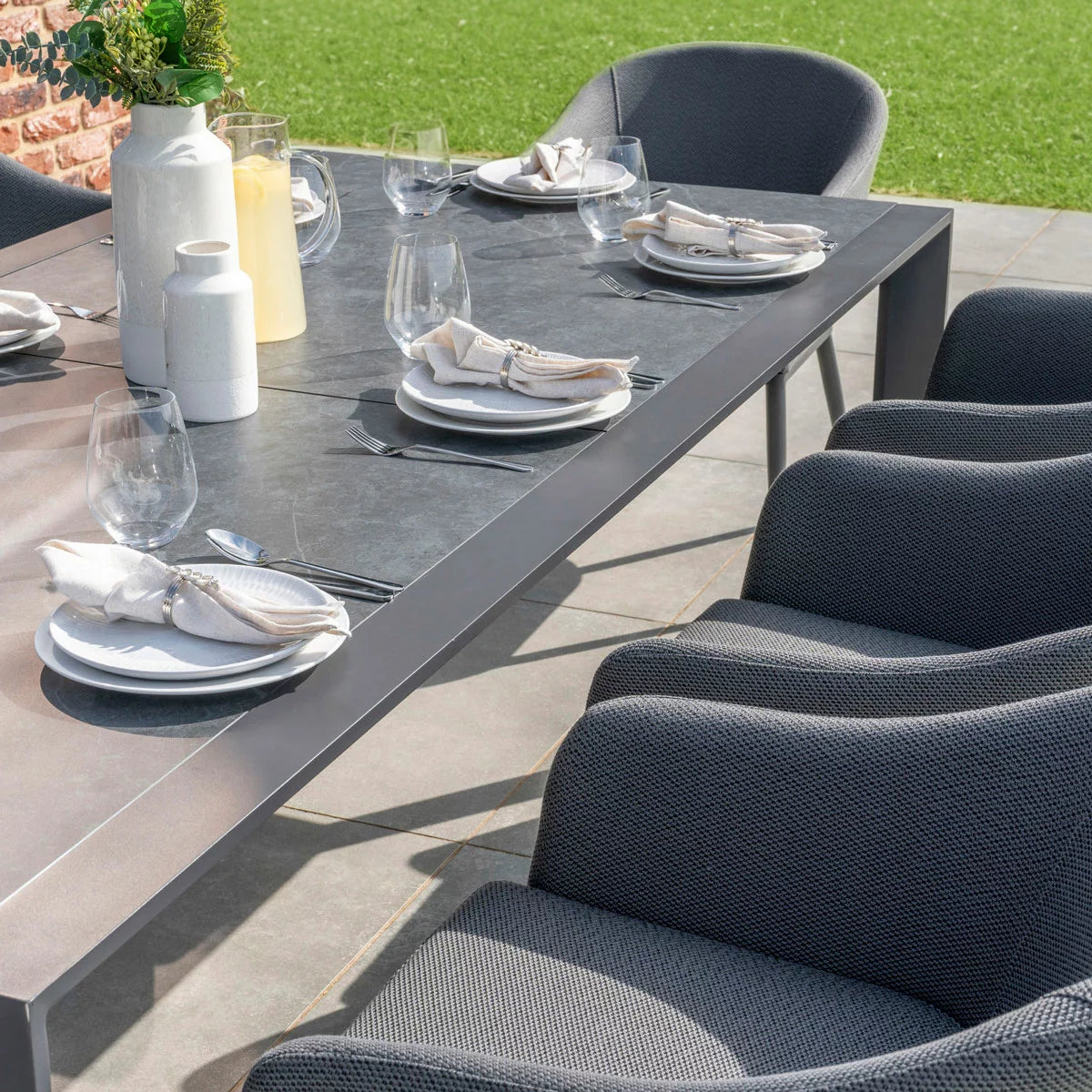 Harbour Lifestyle Luna 9 Piece Extending Dining Set