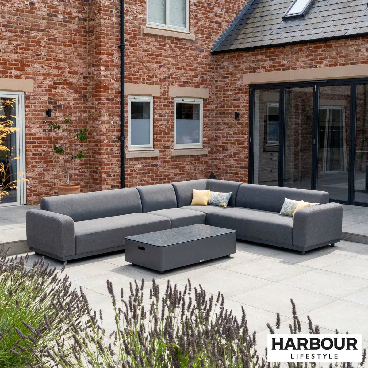 Harbour Lifestyle Luna Large Corner Patio Set + Cover