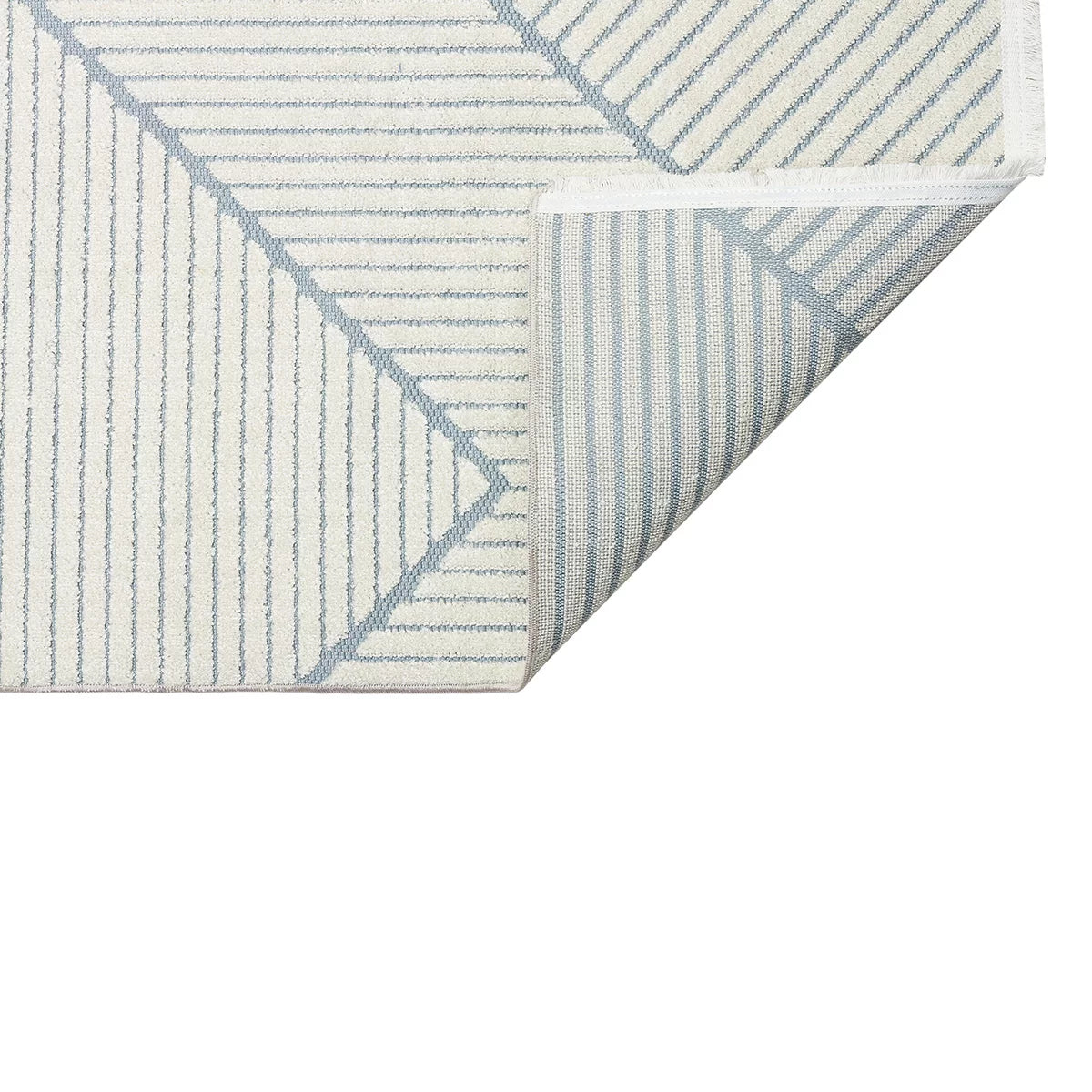 Concept Looms Jazz Blue Geo Indoor Outdoor Rug, in 2 Sizes