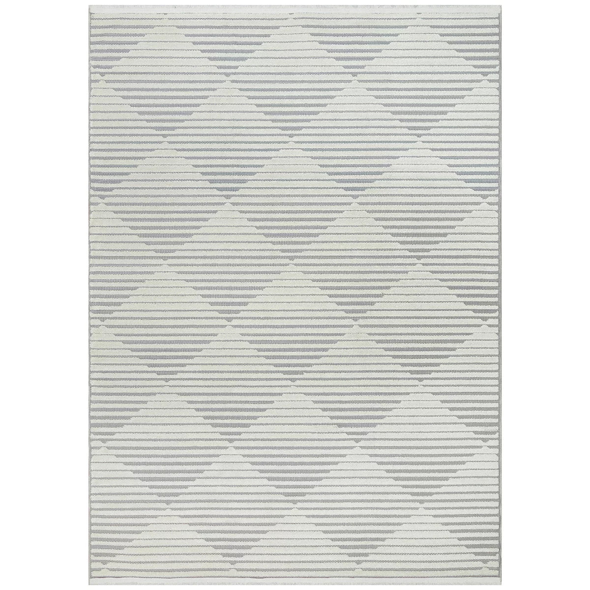 Concept Looms Jazz Grey Diamond Indoor Outdoor Rug, in 2 Sizes