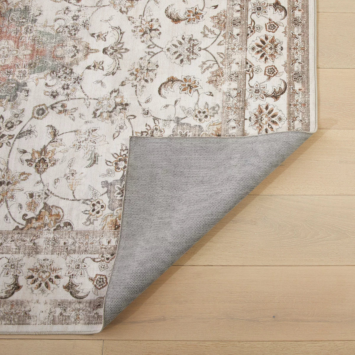 Concept Looms Liberty Neutral Washable Rug, in 3 Sizes