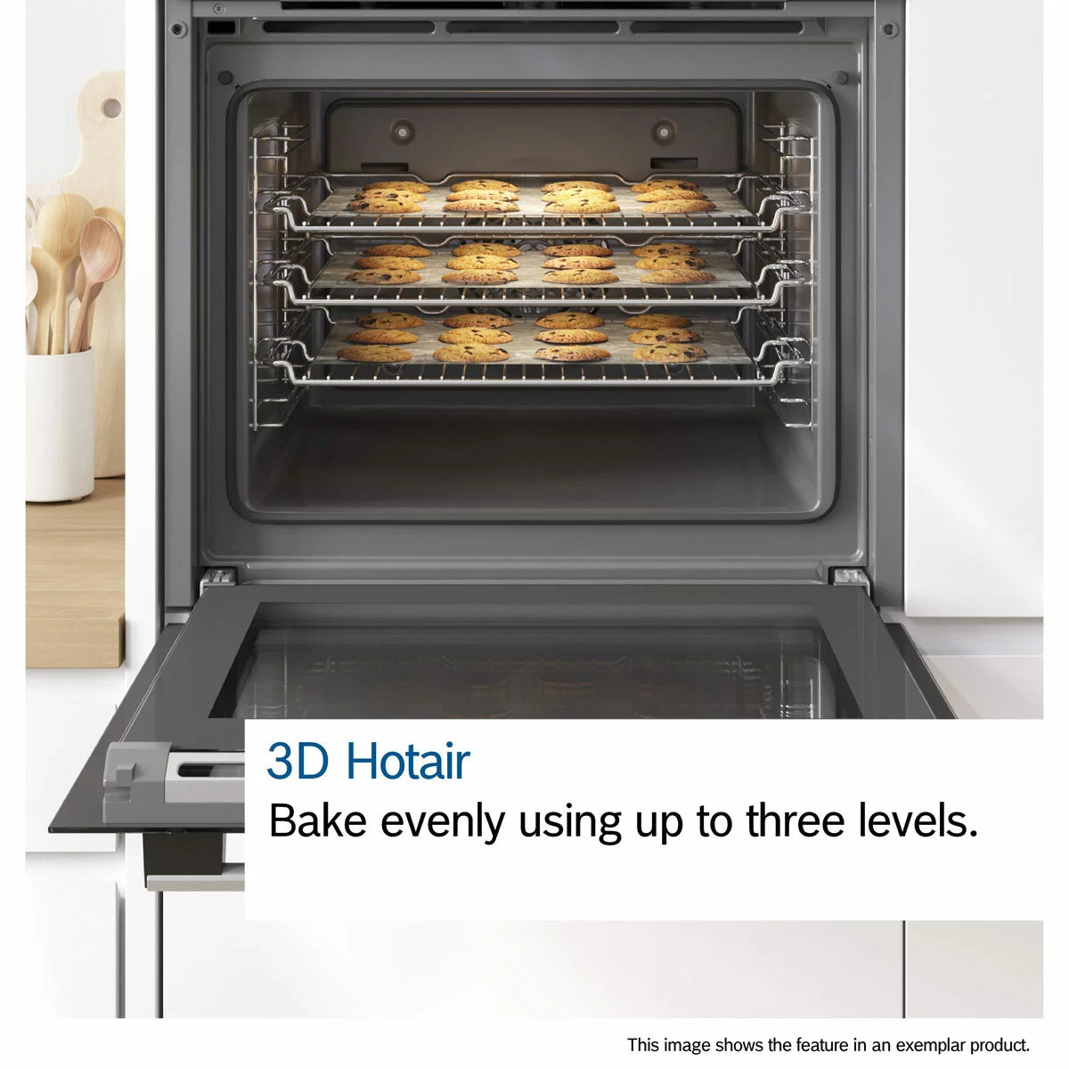 Bosch Series 4 HQA574BB3B Built In Single Oven, A+ Rated in Black