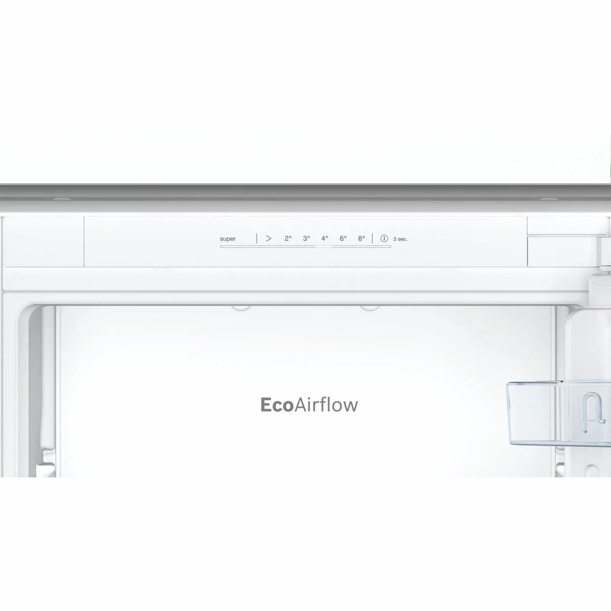 Bosch Series 2, KIN86NSE0G Fully Integrated Fridge Freezer E Rated