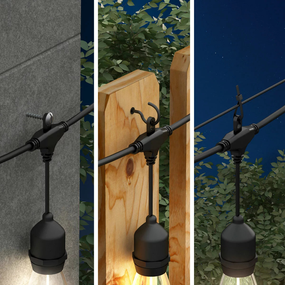 Artika Eclipse 42ft (12.8m) 20 LED Outdoor Solar String Lights Set