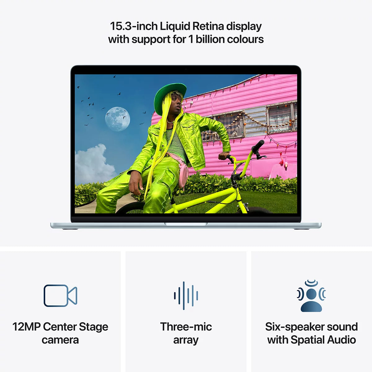 Apple MacBook Air 2026, Apple M5 Chip, 16GB RAM, 512GB SSD, 15 Inch